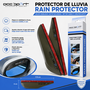 Occ Sport OCCDEC020 Protector de lluvia para espejo retrovisor lateral ahumado, pack de 2 piezas de PVC con adhesivo, instalación sin herramientas, 170 x 50 x 10 mm
