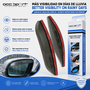 Occ Sport OCCDEC020 Protector de lluvia para espejo retrovisor lateral ahumado, pack de 2 piezas de PVC con adhesivo, instalación sin herramientas, 170 x 50 x 10 mm