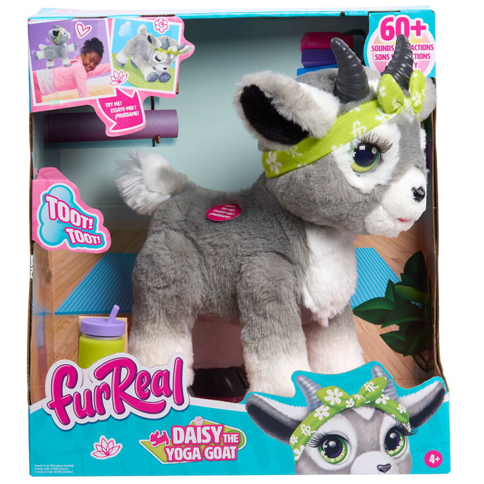 Furreal friends peluche interactivo daisy the yoga goat