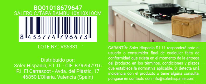 Inde Quttin Salero con Tapa de Bambú 10x10x10 cm (12 Unidades) extra_attributes_supplier_next_arrival_qty: 12