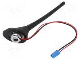 4CARMEDIA Antena de Techo para Opel con Amplificador AM/FM