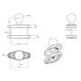 RAM Mounts RAM-D-247U-4 Kit de Montaje Negro Aluminio