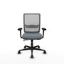 PIQUERAS Y CRESPO Silla de oficina Haches con Mecanismo Sincro/Traslack Gris