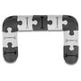 DeLOCK Set modular de 9 soportes para cables autoadhesivos negro/gris
