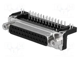 HARTING Conector D-Sub Hembra de 25 Pines para PCB