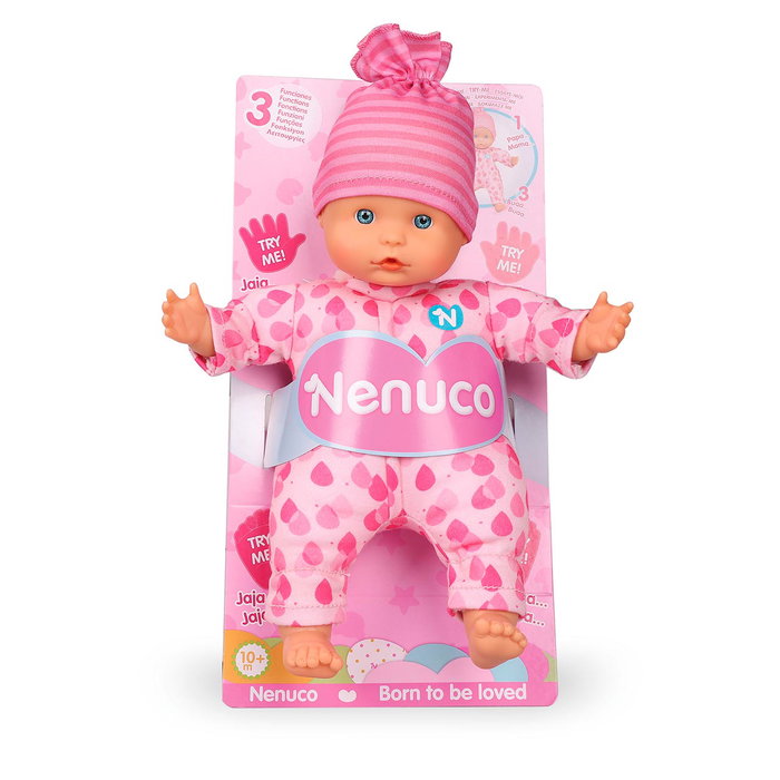 Nenuco Muñeco 3 Funciones Rosa NFN85000