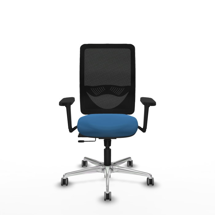 PIQUERAS Y CRESPO Silla de oficina Zulema con mecanismo Sincro/Traslack, Azul claro y Negro PIQUERAS Y CRESPO Silla de oficina Zulema con mecanismo Sincro/Traslack, Azul claro y Negro