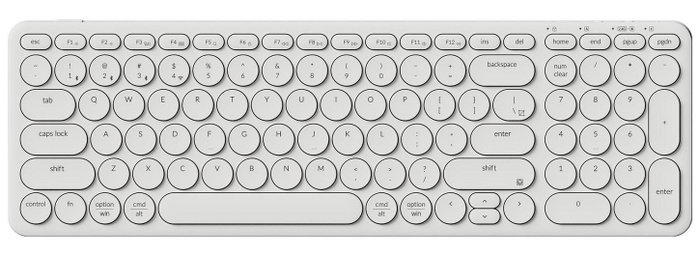 Keychron B4P-K8 Teclado 96% Scissor Ivory Blanco Inalámbrico Bluetooth USB-C Keychron B4P-K8 Teclado 96% Scissor Ivory Blanco Inalámbrico Bluetooth USB-C