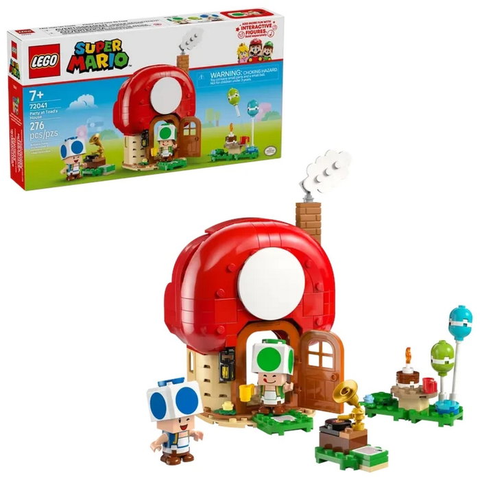 LEGO Super Mario 72041 Fiesta de Toad Set de Construcción para Niños de 7 Años en Adelante