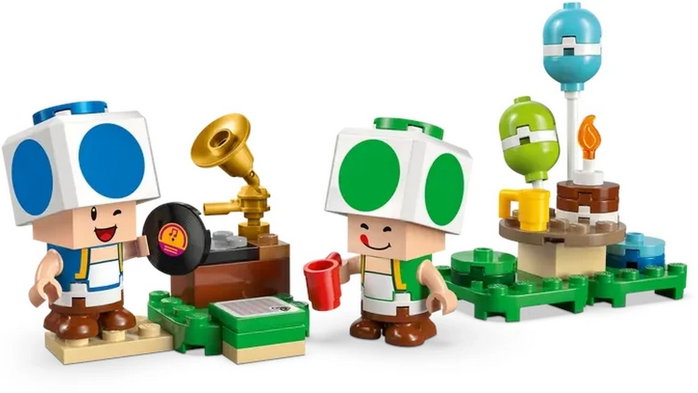 LEGO Super Mario 72041 Fiesta de Toad Set de Construcción para Niños de 7 Años en Adelante
