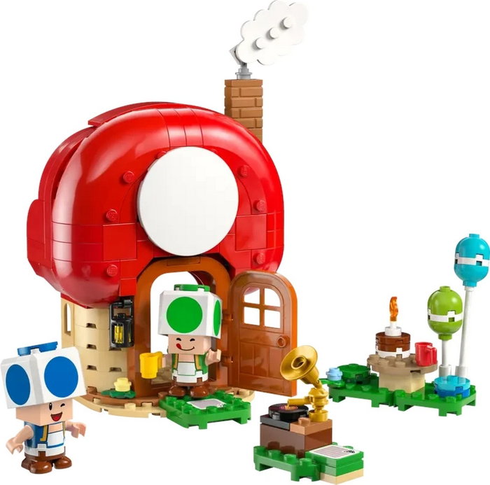 LEGO Super Mario 72041 Fiesta de Toad Set de Construcción para Niños de 7 Años en Adelante