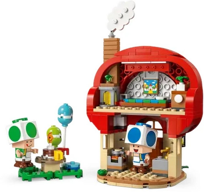 LEGO Super Mario 72041 Fiesta de Toad Set de Construcción para Niños de 7 Años en Adelante