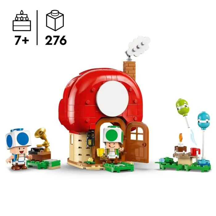 LEGO Super Mario 72041 Fiesta de Toad Set de Construcción para Niños de 7 Años en Adelante LEGO Super Mario 72041 Fiesta de Toad Set de Construcción para Niños de 7 Años en Adelante