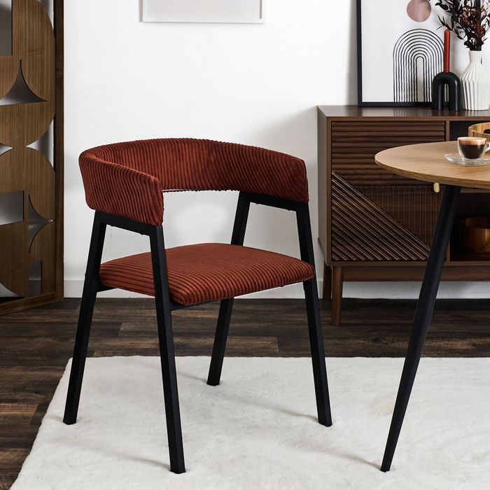 Home Deco Factory Silla Diseño Scott Terracota Cocooning