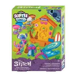 Crazart LEX3380743111155 Kit para hacer figuras de Stitch en arcilla de modelado suave y moldeable