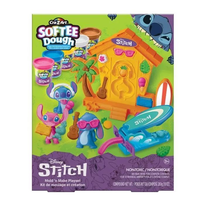 Crazart LEX3380743111155 Kit para hacer figuras de Stitch en arcilla de modelado suave y moldeable Crazart LEX3380743111155 Kit para hacer figuras de Stitch en arcilla de modelado suave y moldeable