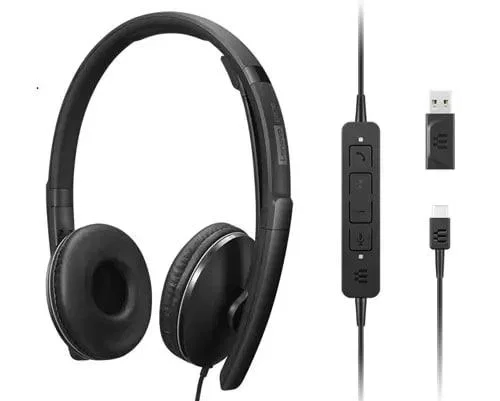 Lenovo 4XD1M39029 Auriculares Alámbricos USB Tipo C Negro