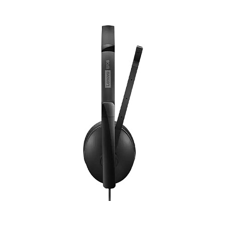 Lenovo 4XD1M39029 Auriculares Diadema Alámbricos USB-C con Cancelación Activa de Ruido (ANC), Negro, 20-20000 Hz, 148 g