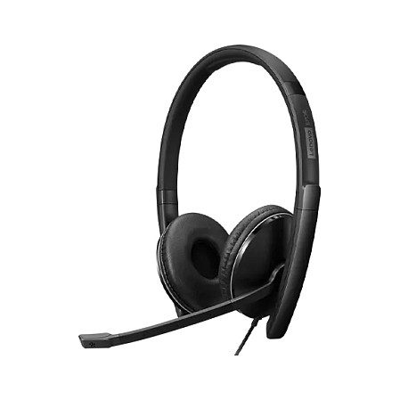 Lenovo 4XD1M39029 Auriculares Diadema Alámbricos USB-C con Cancelación Activa de Ruido (ANC), Negro, 20-20000 Hz, 148 g