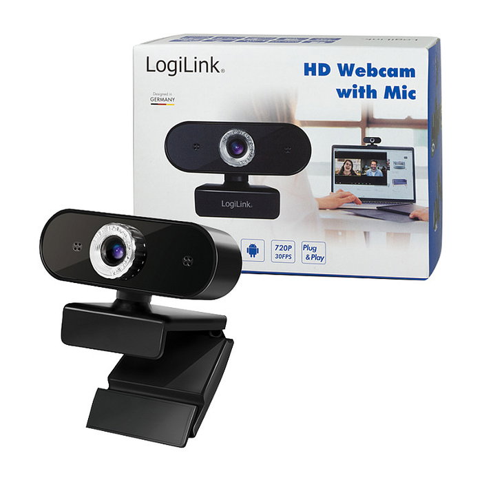 LogiLink Webcam HD USB con Micrófono 1280x720 LogiLink Webcam HD USB con Micrófono 1280x720