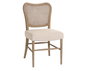 DKD Home Decor Silla Fresno Ratán Blanco y Crudo