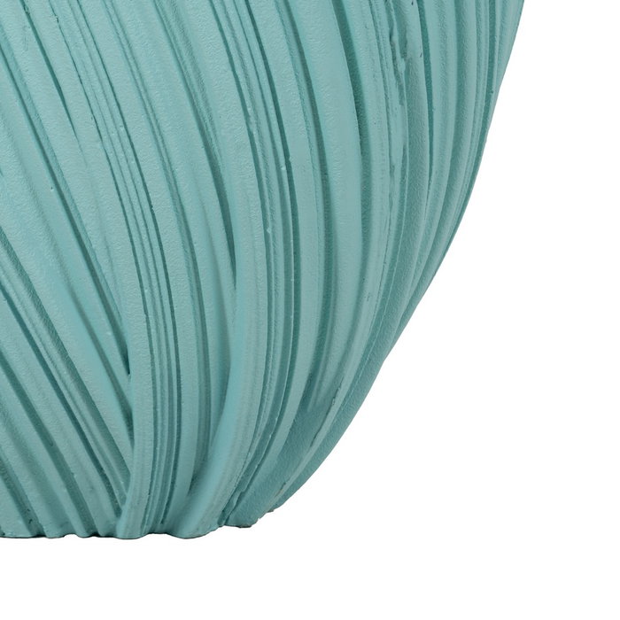 Jarrón Azul Resina Decoración 51,50 X 51,50 X 76,60 cm