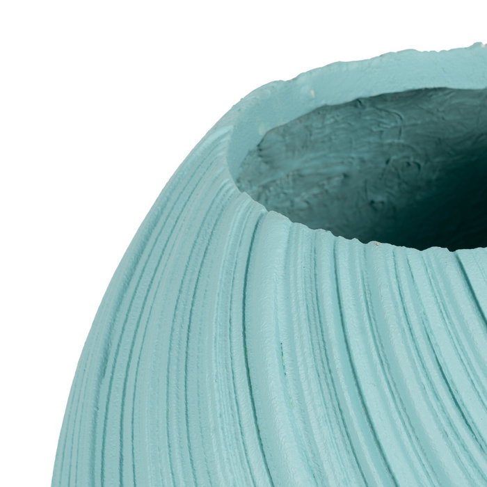 Jarrón Azul Resina Decoración 51,50 X 51,50 X 76,60 cm