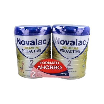Novalac Premium Proactive 2 800 G Duplo Leche Infantil