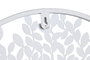 DKD Home Decor Decoración de Pared Metal Árbol Buda 40x40 cm