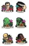 Loungefly Universal Monsters Chapas Esmaltadas Floral Tattoo Mystery Blind Expositor (12) units