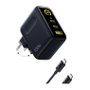 Baseus PicoGo AE21 Cargador 100W 2C+A Negro con Cable USB-C 1,5m