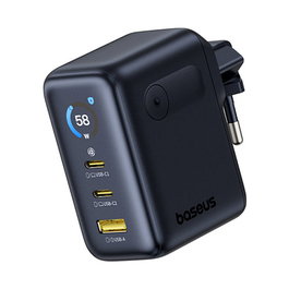 Baseus PicoGo AE21 Cargador 100W 2C+A Negro con Cable USB-C 1,5m