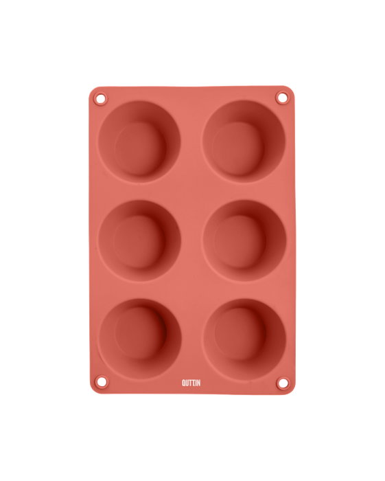Quttin Molde de Silicona 6 Cavidades 23.7x16x3 cm