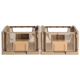 Day Juego de 2 Cajas Plegables 25x16,5 cm Gris 3,3L