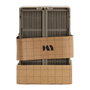 Day Juego de 2 Cajas Plegables 25x16,5 cm Gris 3,3L