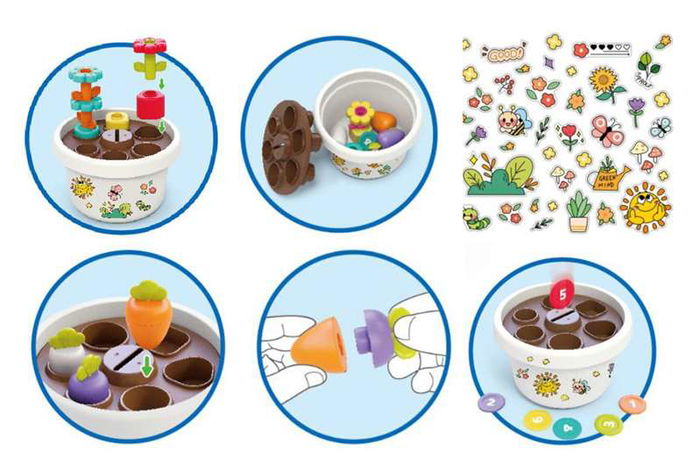 Creaciones Llopis Juego Maceta Puzzle-Imanes-Monedas Caja 18x18x12 cm Creaciones Llopis Juego Maceta Puzzle-Imanes-Monedas Caja 18x18x12 cm