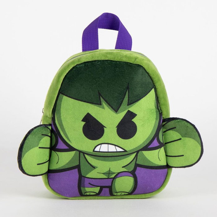 Cerdà Mochila Guardería Personaje Peluche Avengers Hulk 18x22x4 cm
