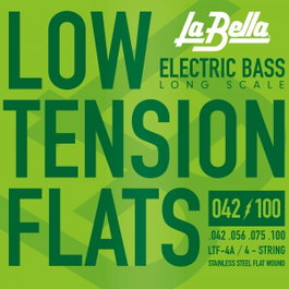 Juego de Cuerdas para Bajo Low Tension Flats