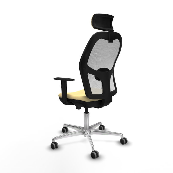 PIQUERAS Y CRESPO Silla de oficina Jorquera Crema y Blanco