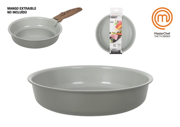 Masterchef Sartén sin mango SAGE 24cm M HIPERS de 6 unidades Masterchef Sartén sin mango SAGE 24cm M HIPERS de 6 unidades
