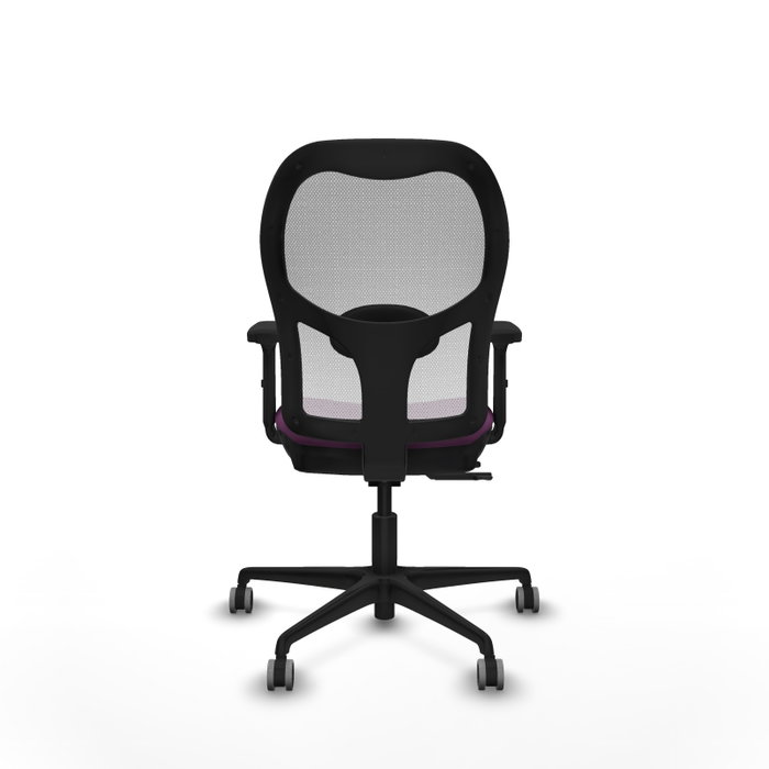 PIQUERAS Y CRESPO Silla de oficina Jorquera Morado/Blanco con Mecanismo Sincro/Traslack