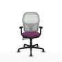 PIQUERAS Y CRESPO Silla de oficina Jorquera Morado/Blanco con Mecanismo Sincro/Traslack