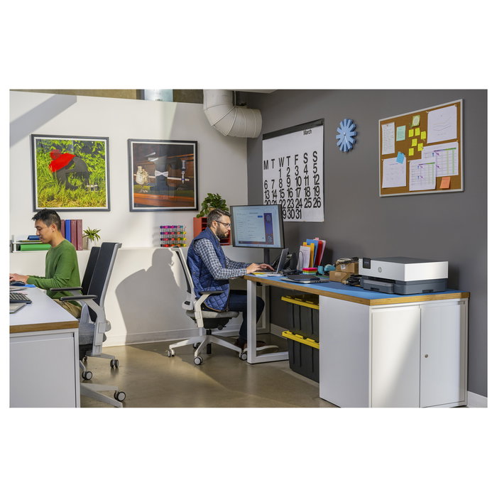 HP OfficeJet Pro 9110 - Drucker Tintenstrahl Farbe, Duplex, Bluetooth, A4/Legal, grau/schwarz