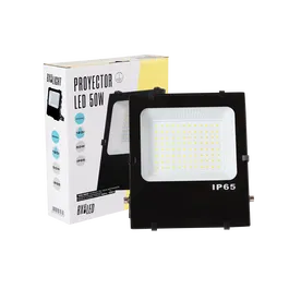 BX3 LIGHT Proyector LED Exterior 50W, Regulable TRIAC, IP65, 6000K, Foco de Aluminio, para Fachadas y Jardines (Ref. BX3-HVFL50W-F-CW)