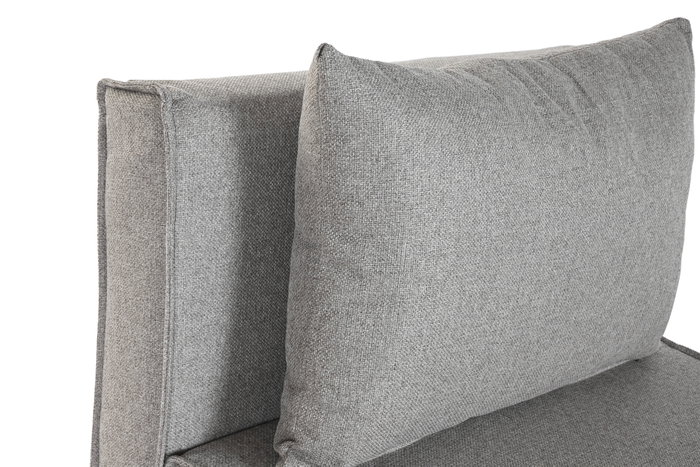 DKD Home Decor Sofá Cama Gris de Poliéster y Metal