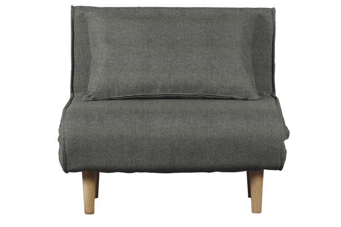 DKD Home Decor Sofá Cama Gris de Poliéster y Metal