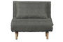 DKD Home Decor Sofá Cama Gris de Poliéster y Metal