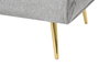 DKD Home Decor Sofá Cama Gris de Poliéster y Metal