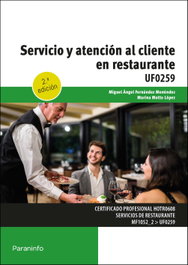 PARANINFO, Servicio y atención al cliente en restaurante - PARANINFO