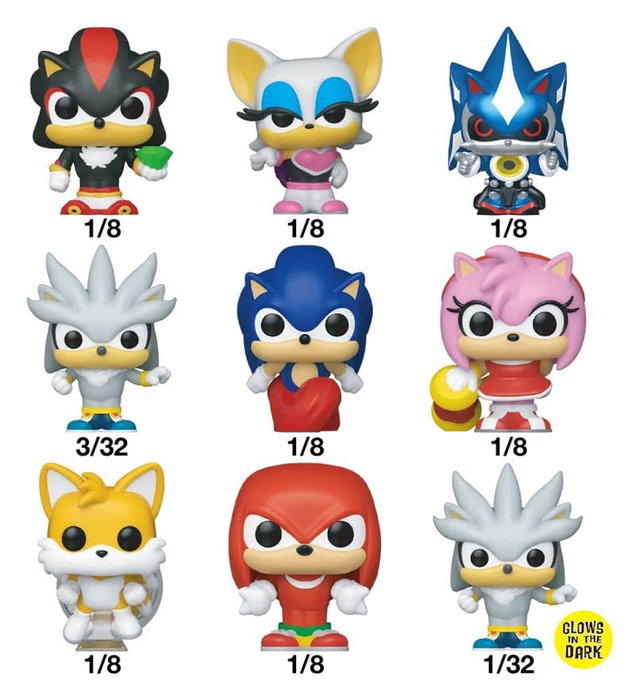 Funko Sonic the Hedgehog Bitty POP! Display de 32 Figuras de Vinilo Funko Sonic the Hedgehog Bitty POP! Display de 32 Figuras de Vinilo